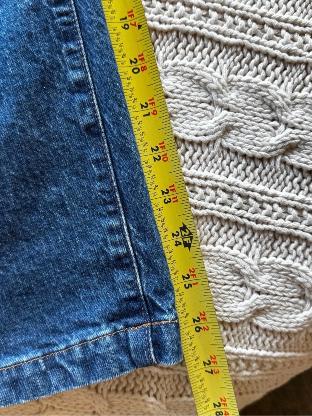 Madewell The Perfect Vintage Wide Leg Jeans - size 26P - Picture 5 of 6